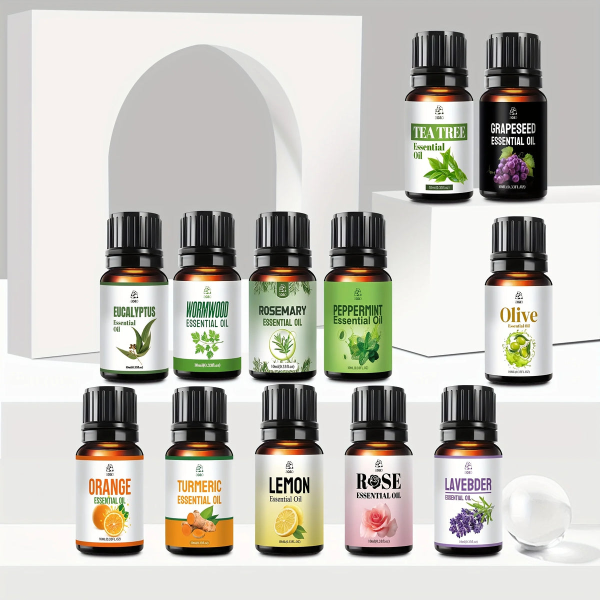12pc Skin Care Essential Oils