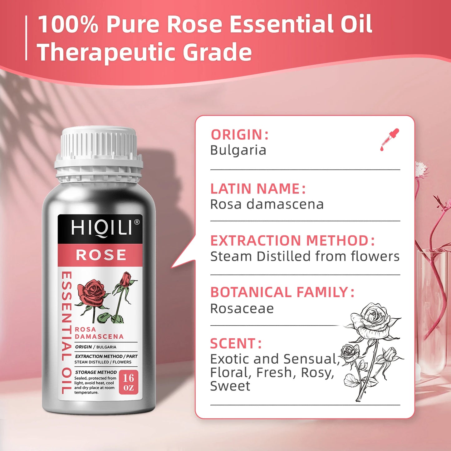 Pure Rosa Essential Oil