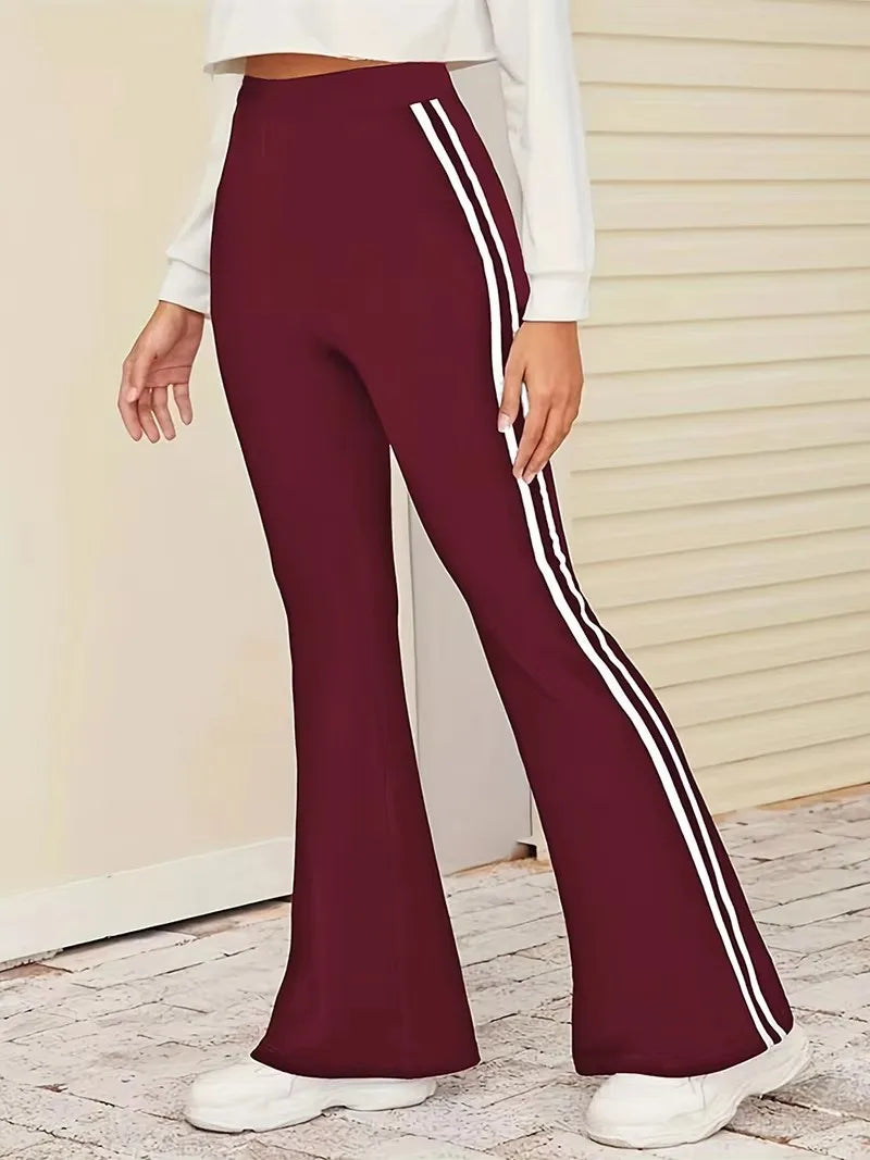 Striped Yoga Pants For Women