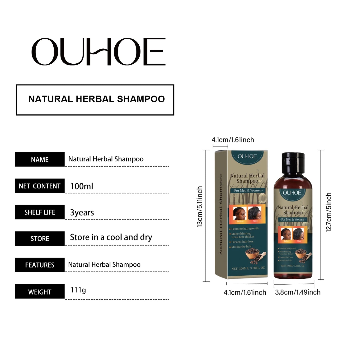 Natural Herbal Shampoo