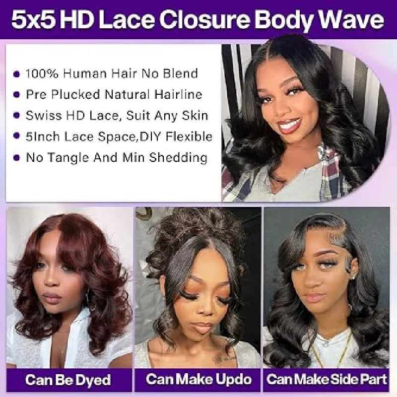 36 Inch Glueless Body Wave