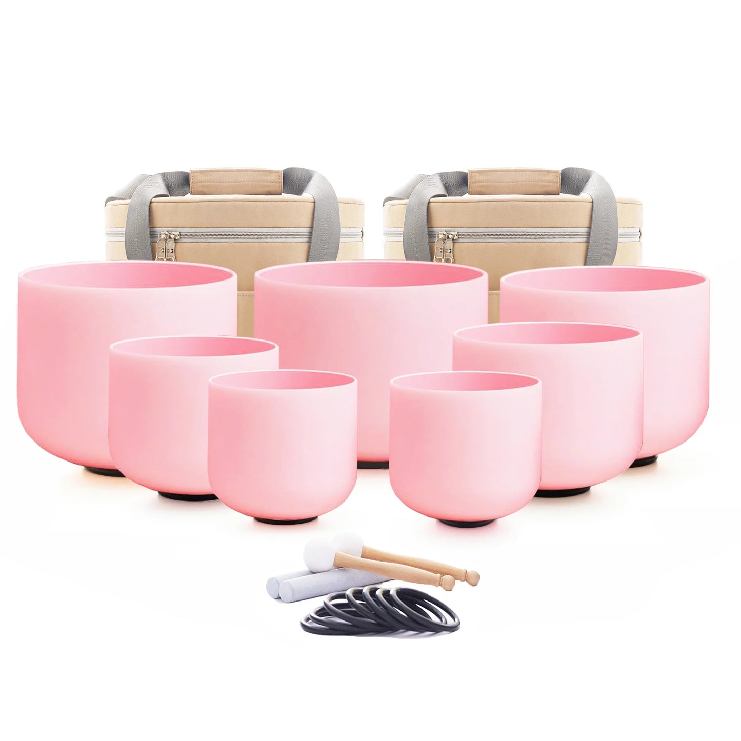 7 pc Crystal Chakra Bowls Set