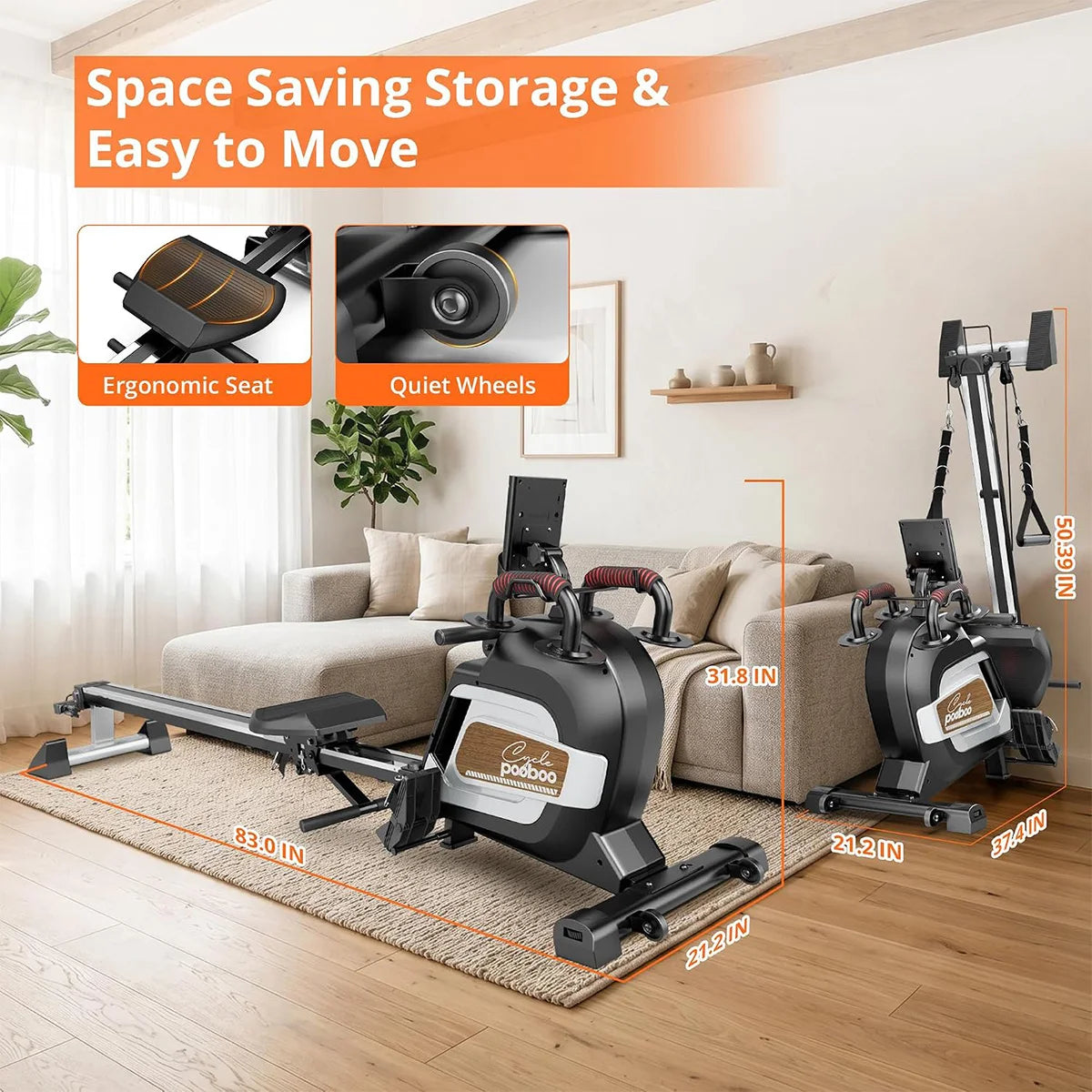 Foldable Rowing Machine