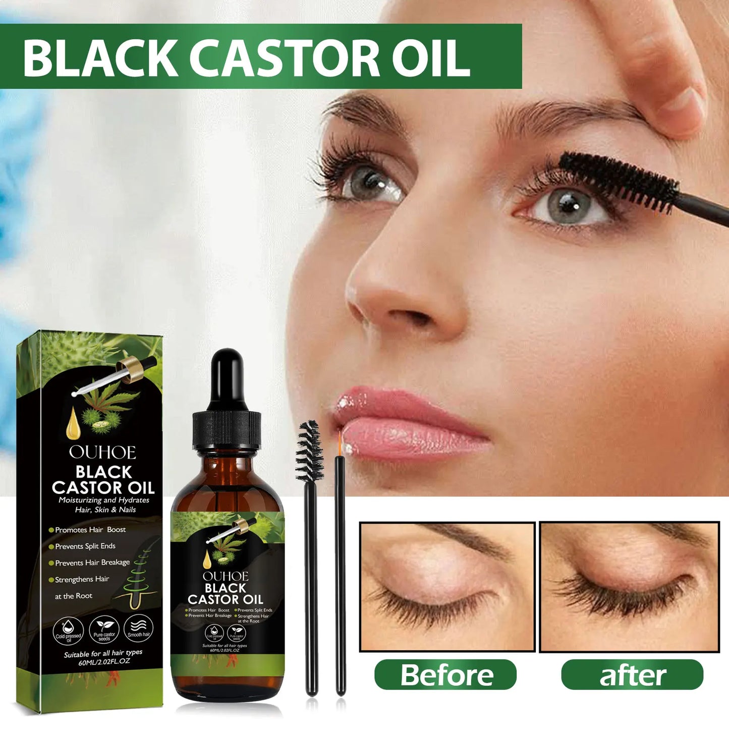 Black Castor Oil 100% Organic