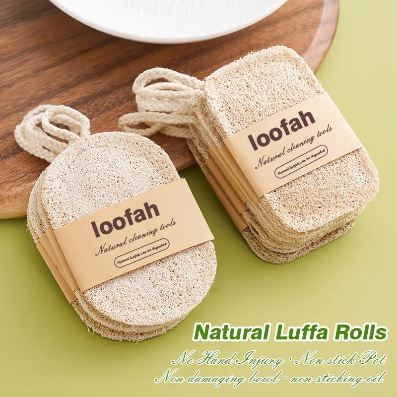 Natural Luffa Dish Scrub Sponge