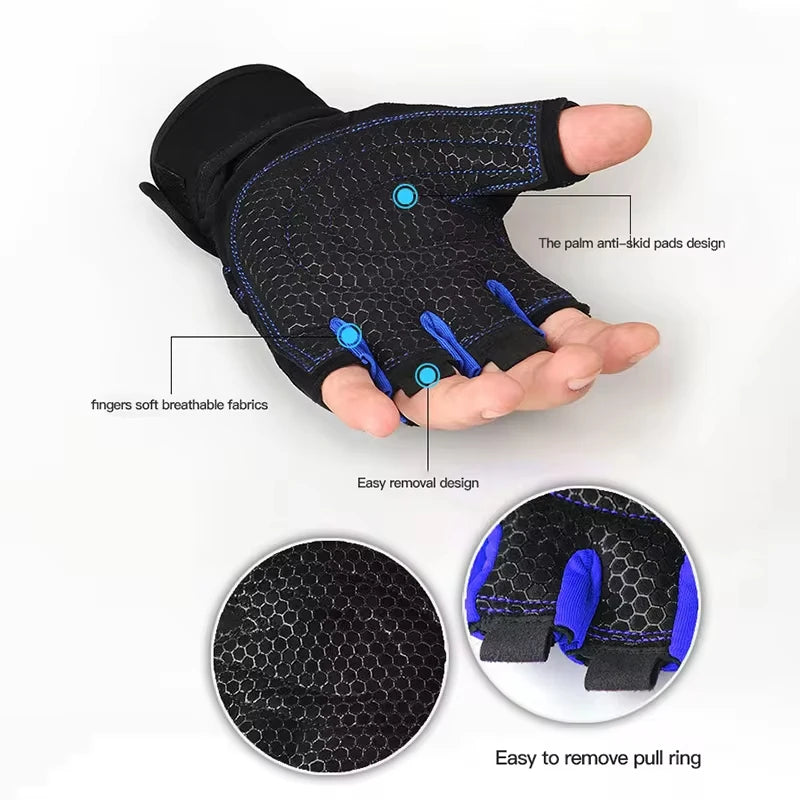 Weight Lifting Half Finger Gloves