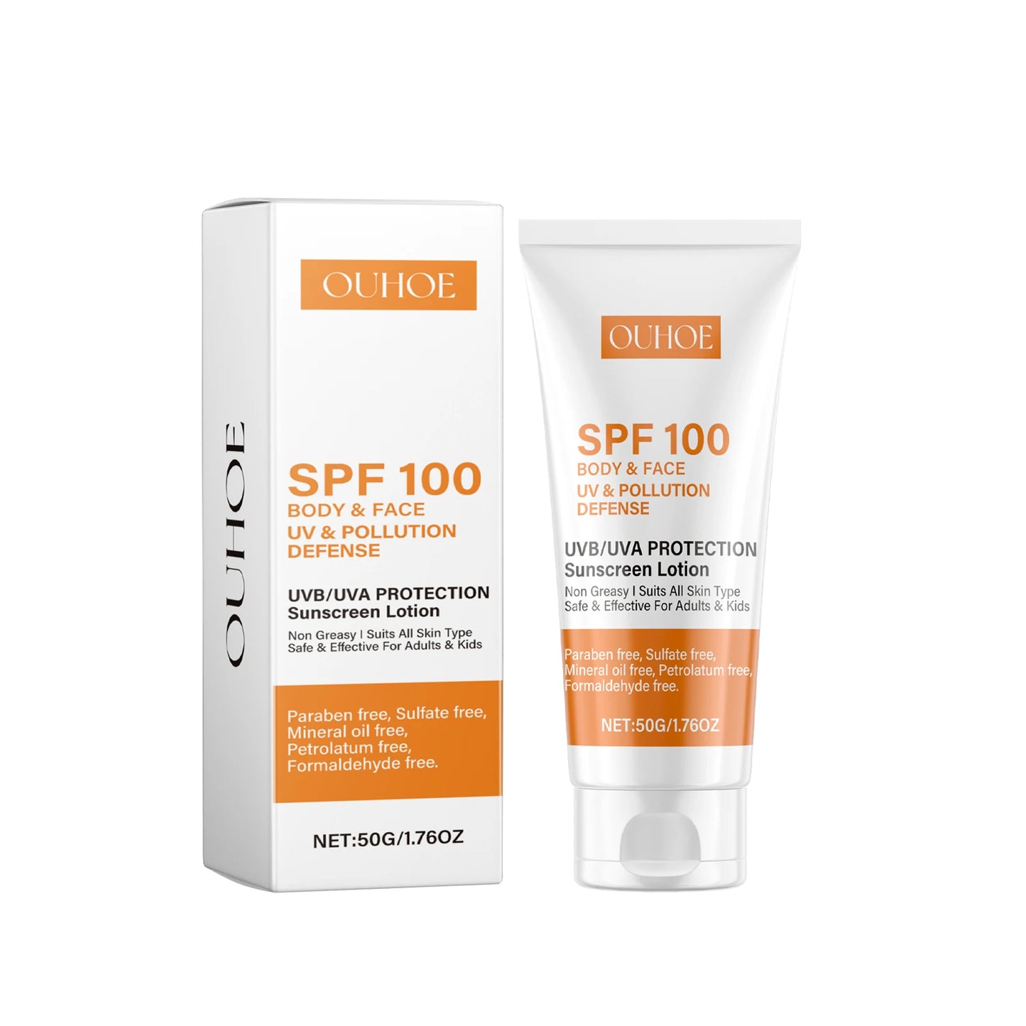 SPF 100 Body Sunblock Cream