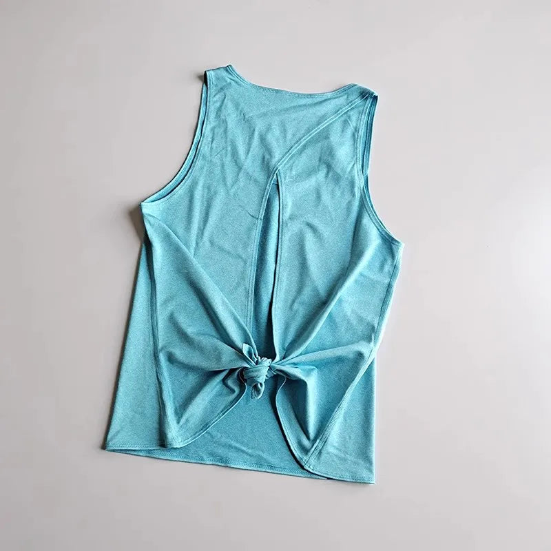 Womens Sleeveless Gym Tops