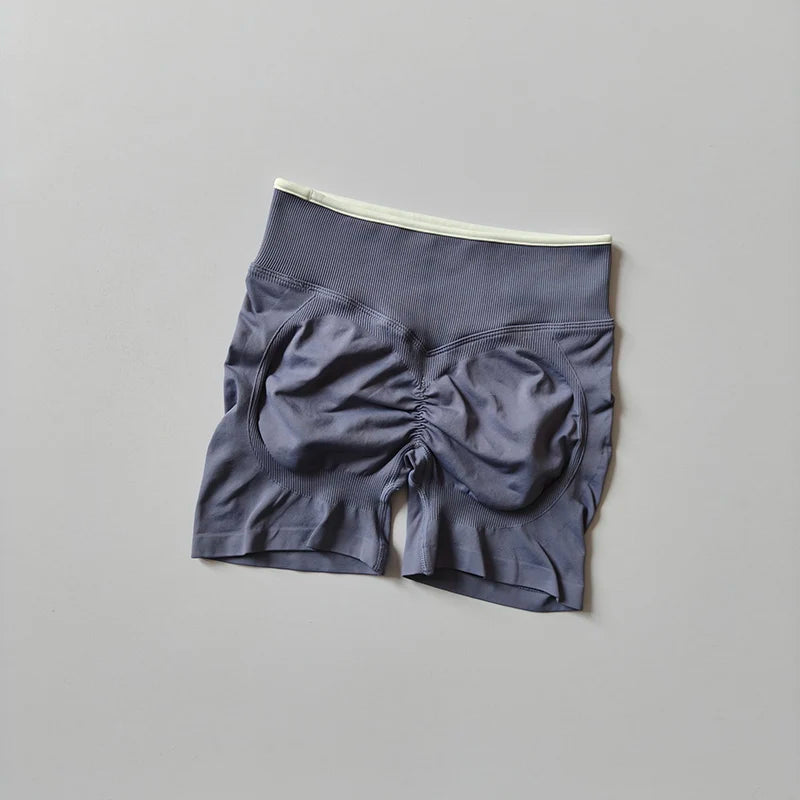 Seamless High Waist Yoga Shorts