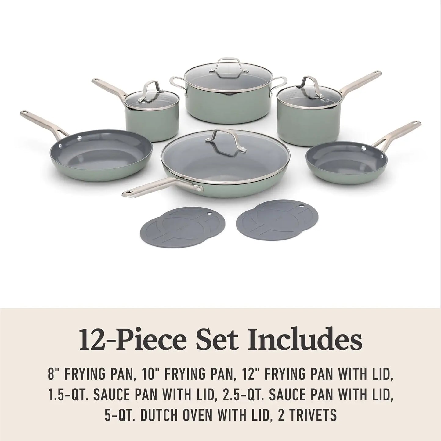 Ceramic Nonstick Cookware Set