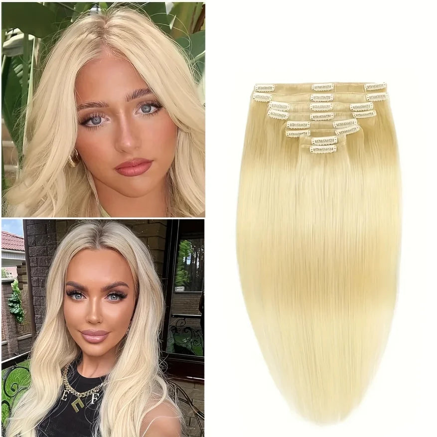Blonde Clip In Extensions