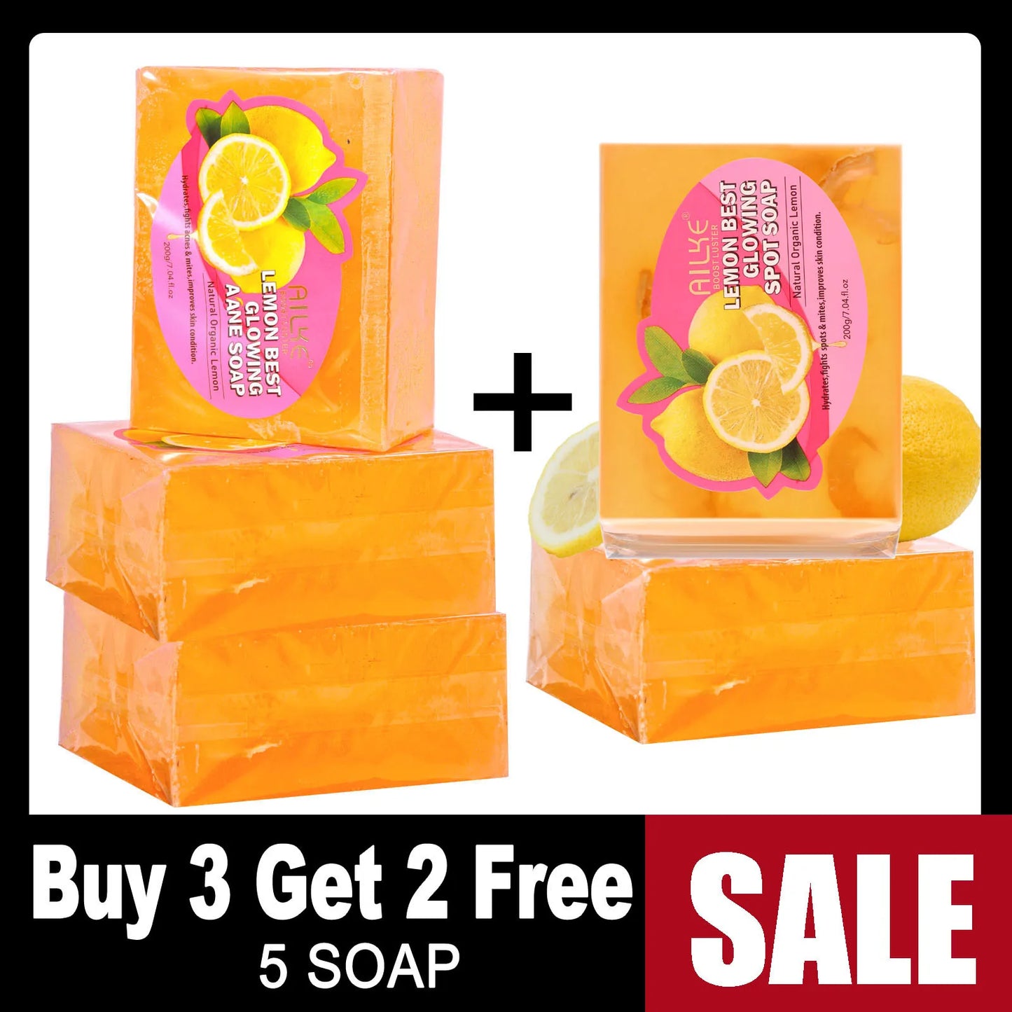Natural Lemon Soap Bar