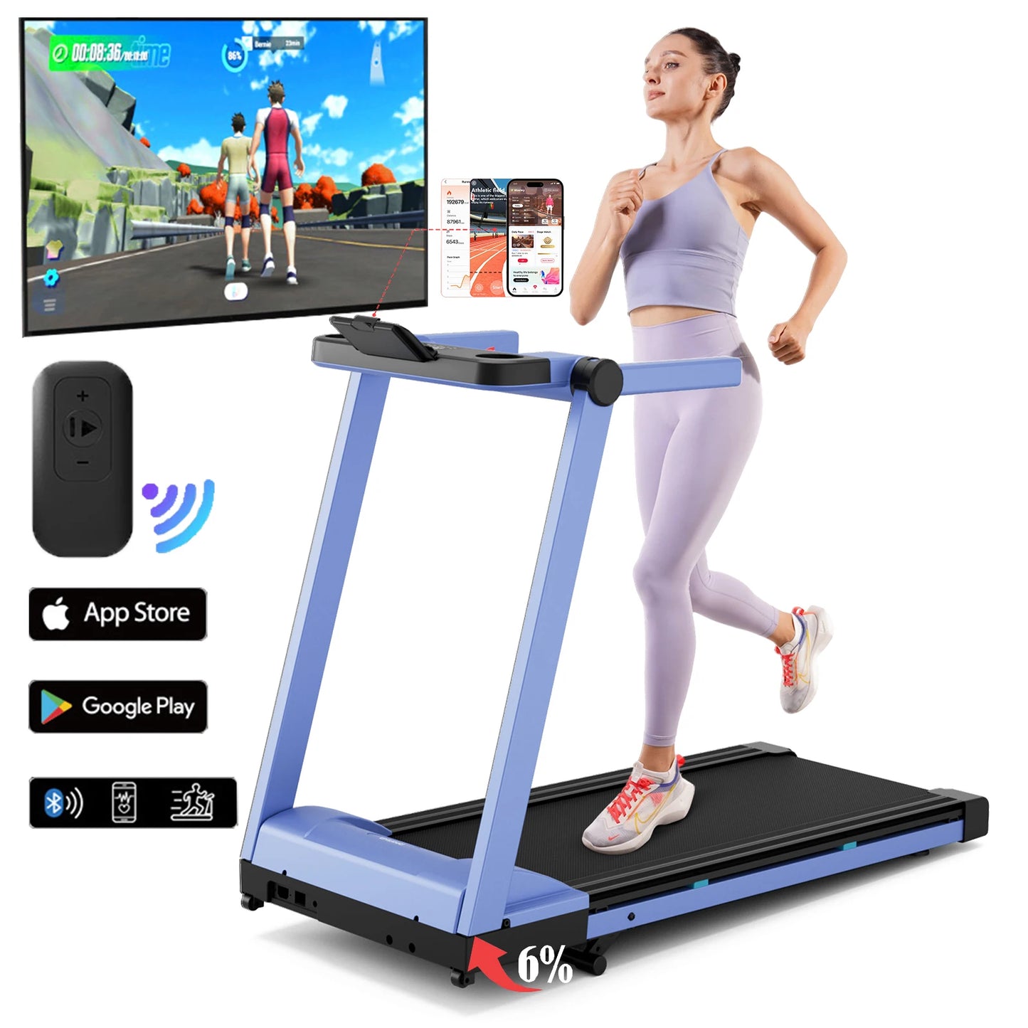 Foldable Incline Treadmill