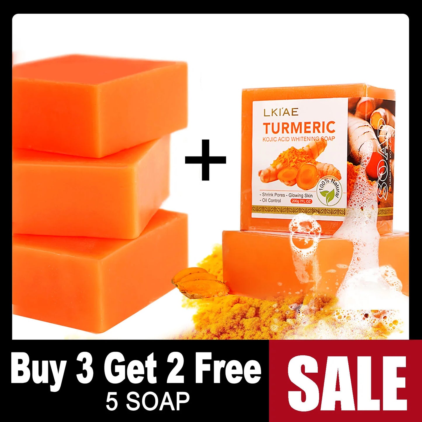 Organic Turmeric Soap Bar