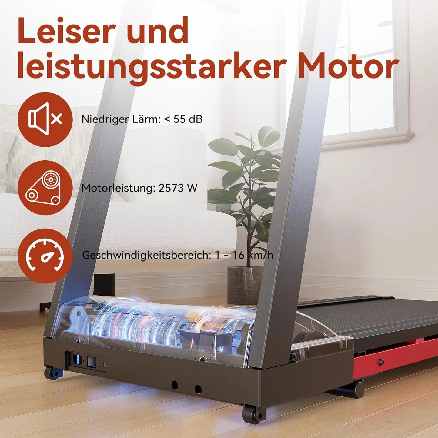 3.5HP Foldable Treadmill