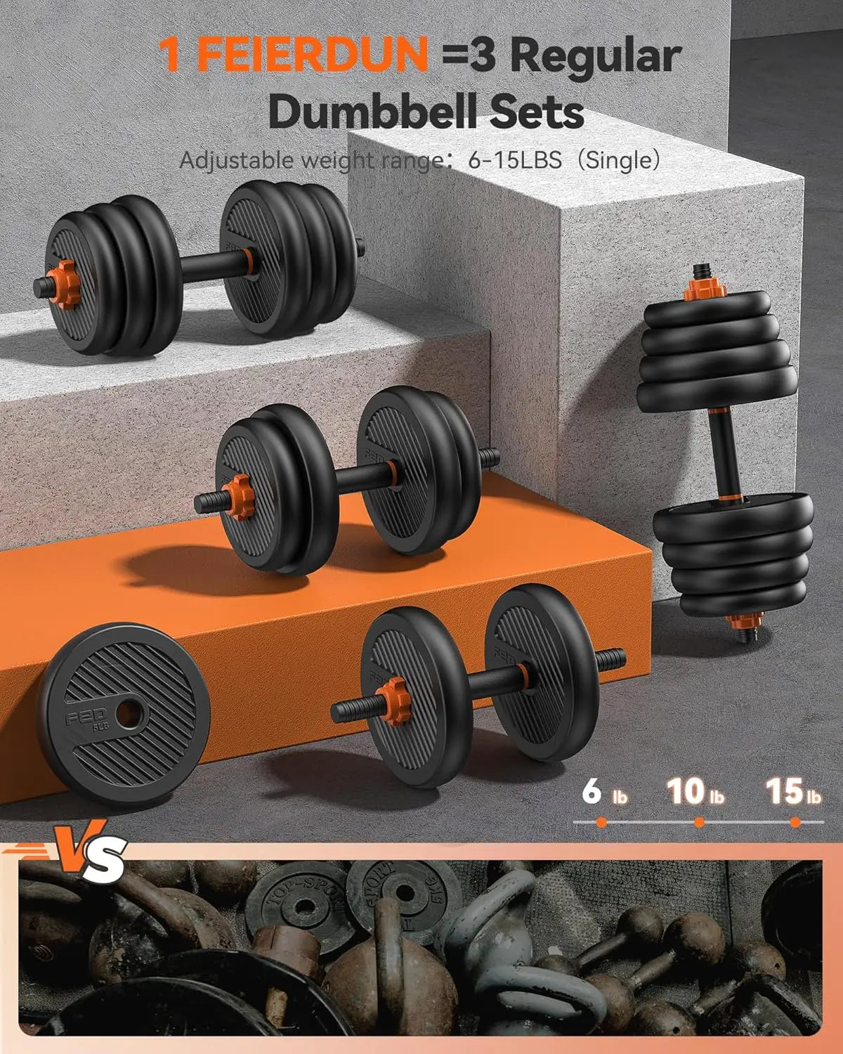 Adjustable Dumbbells