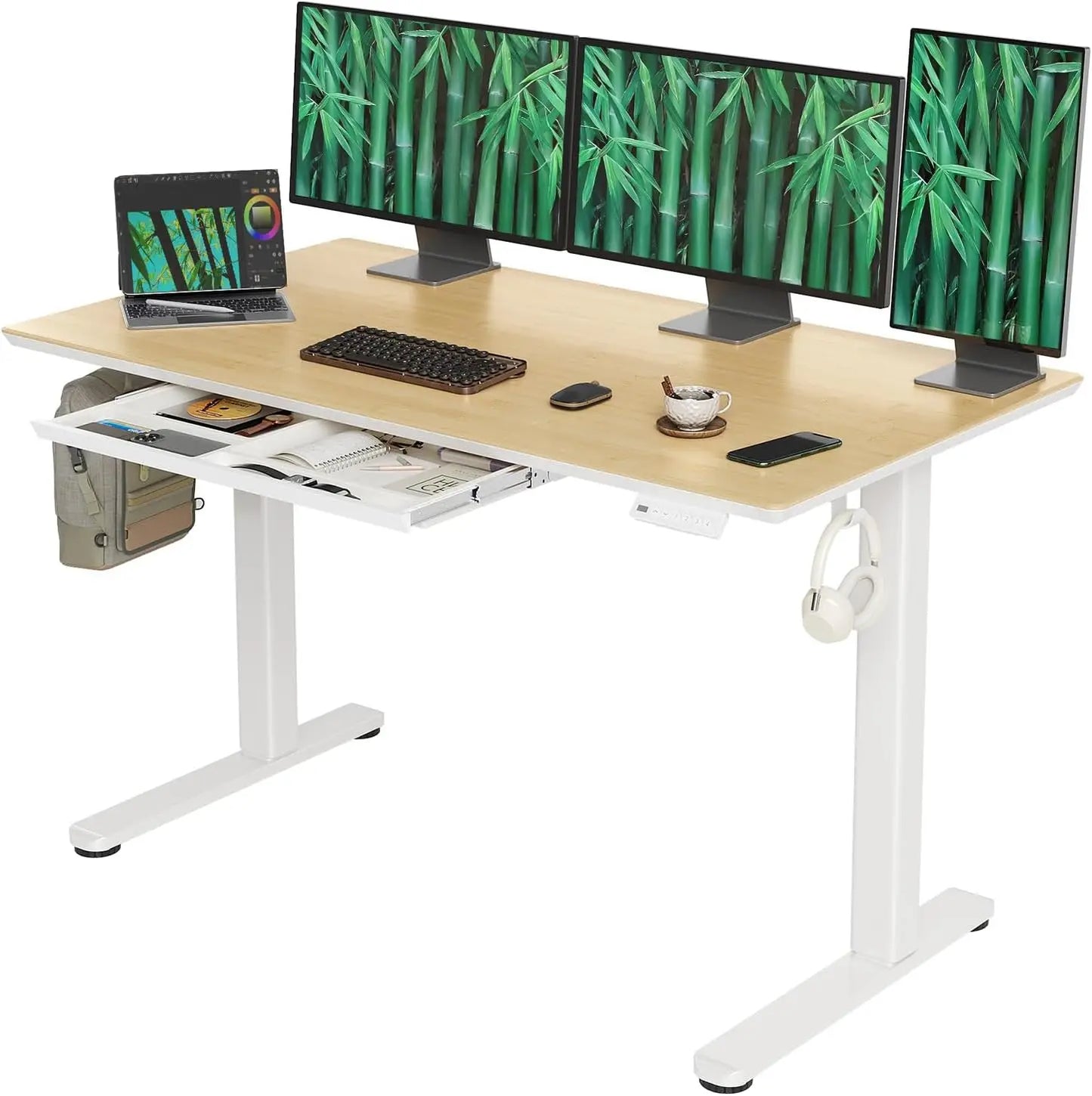 Glass Standing Desk