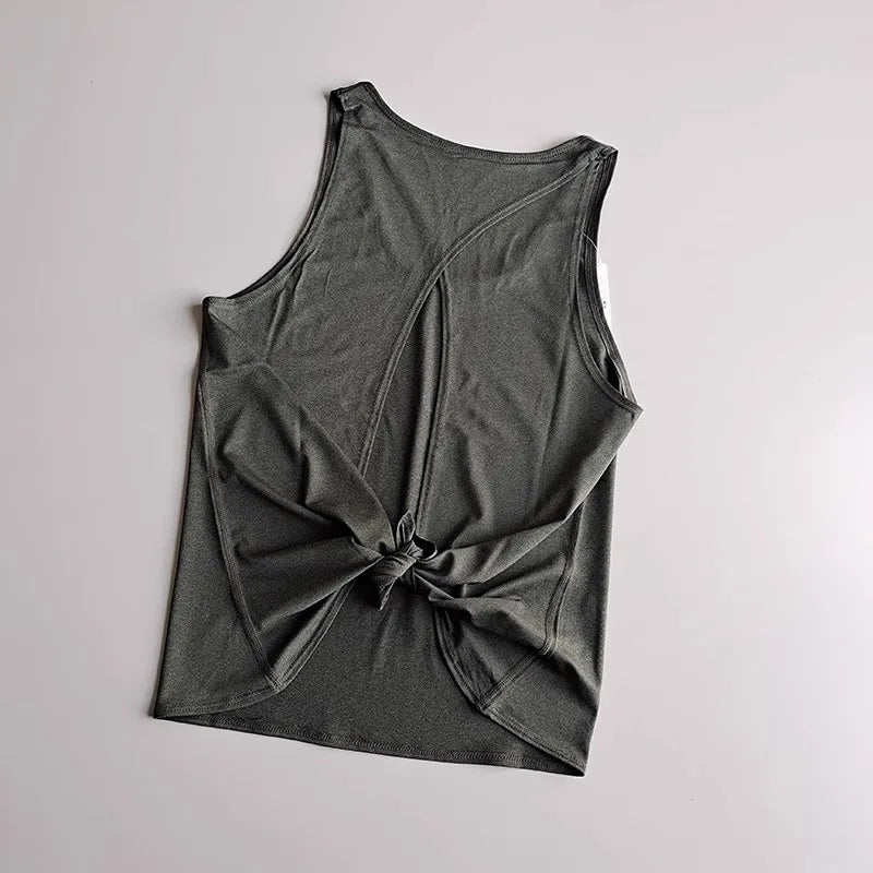 Womens Sleeveless Gym Tops