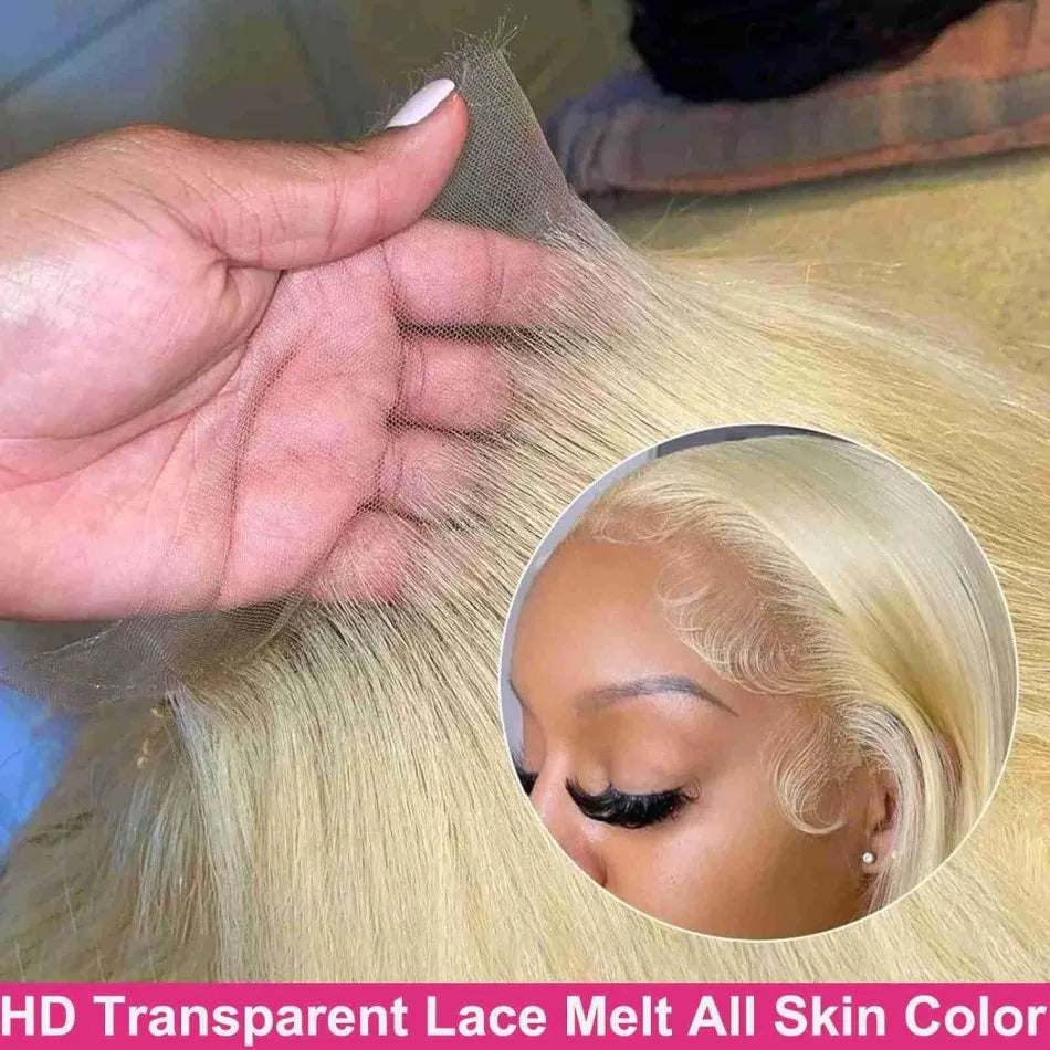 Straight Human Hair Front Wig