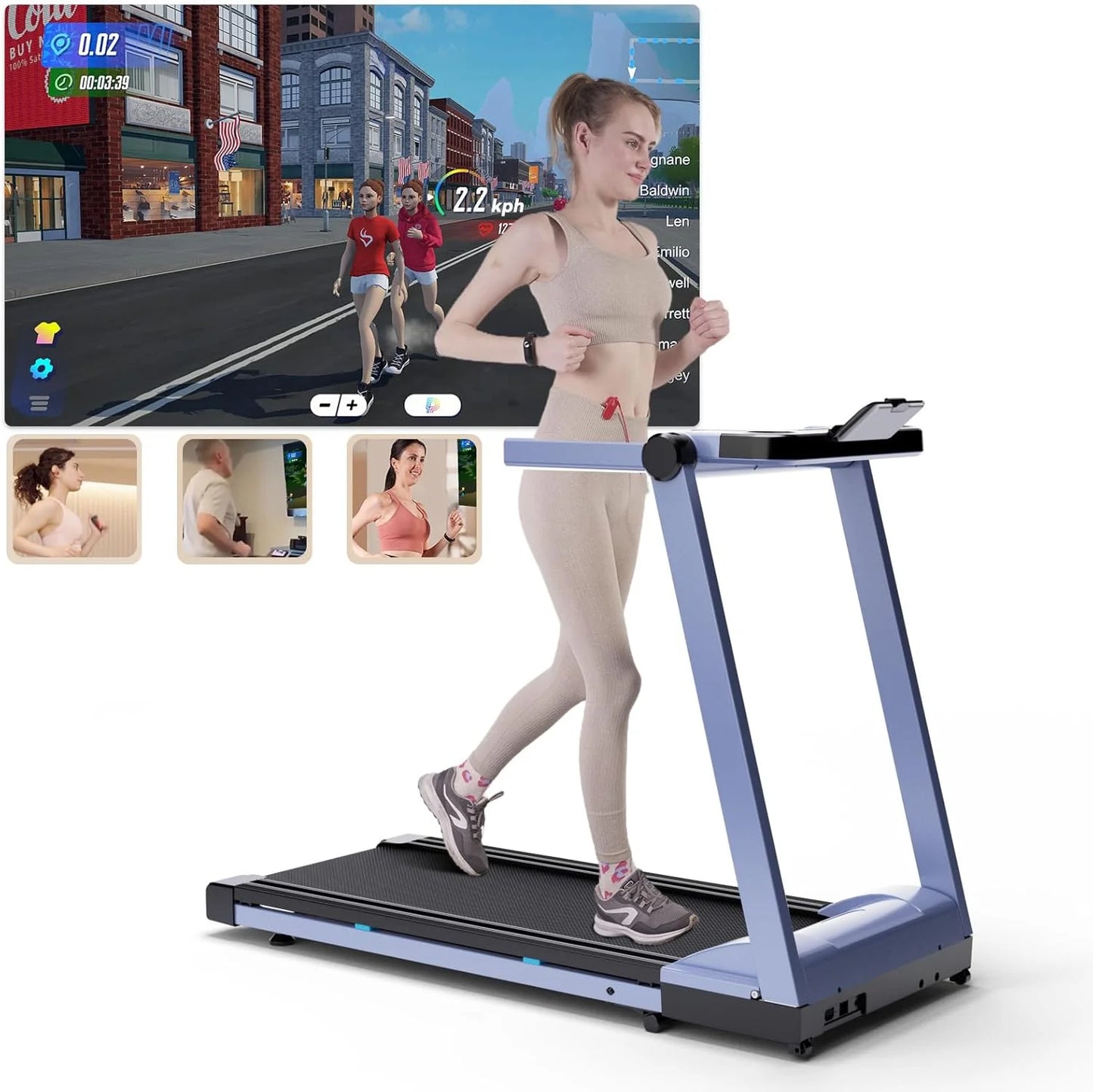 3.5HP Foldable Treadmill