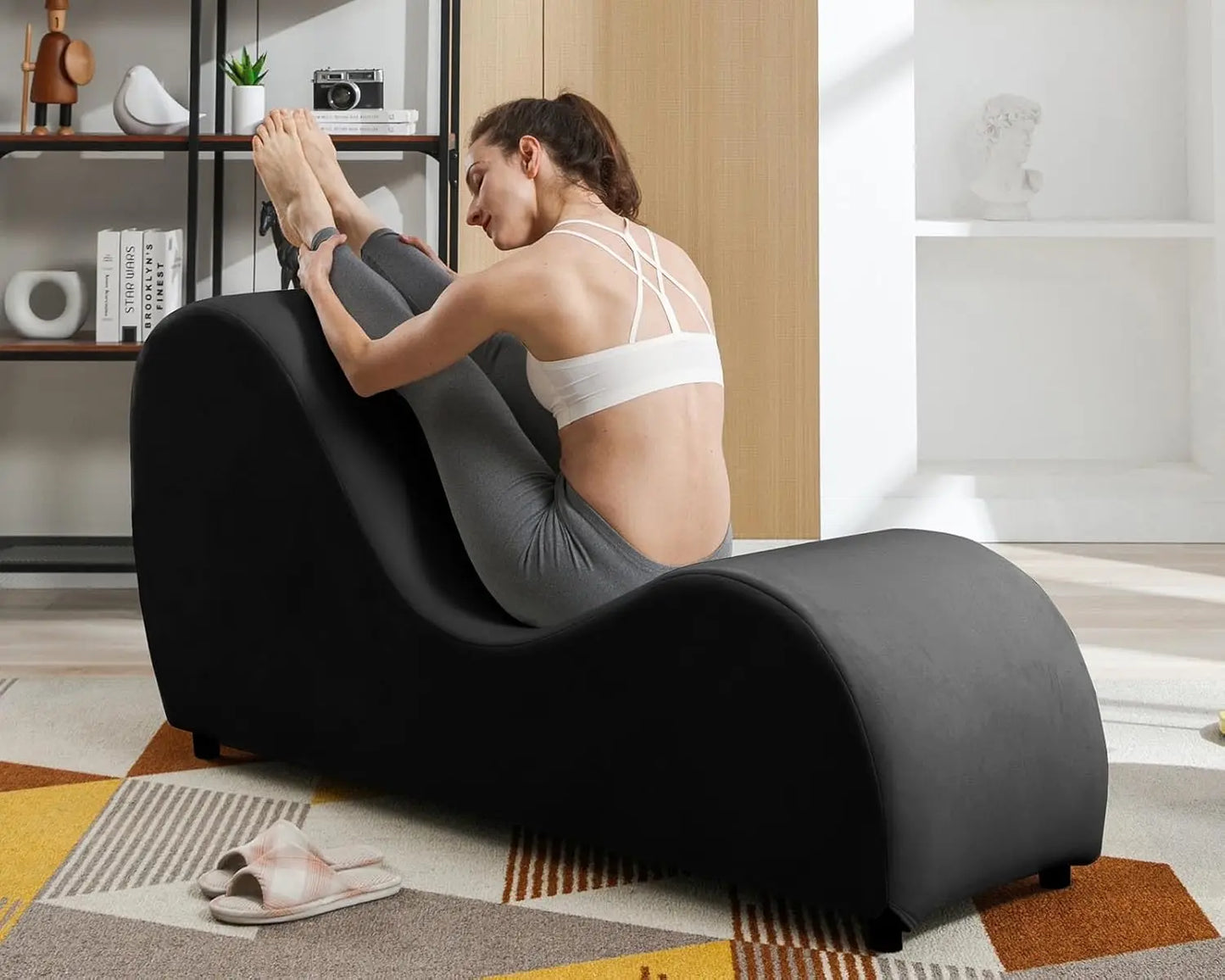 60'' Curved Chaise Lounge Chair