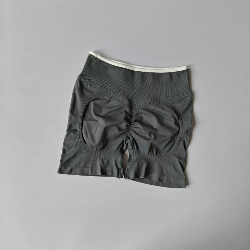 Seamless High Waist Yoga Shorts