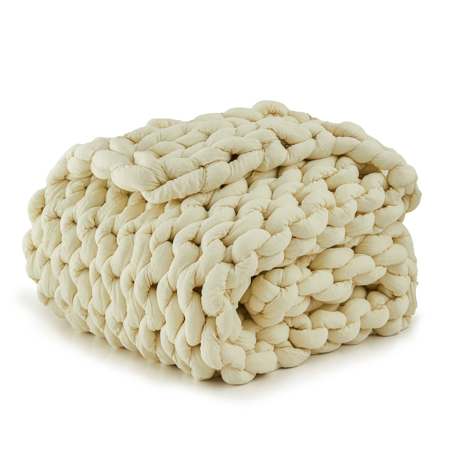 Chunky Knit Weighted Blanket