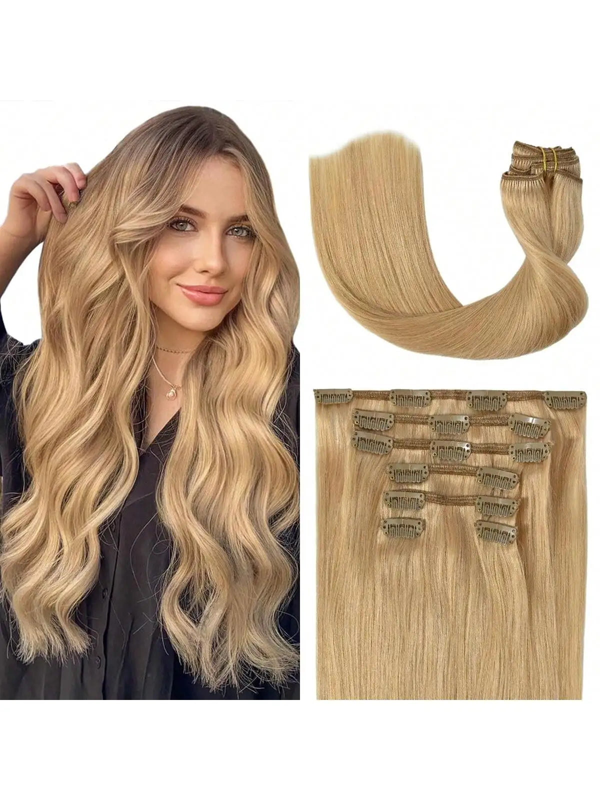 Blonde Clip In Extensions