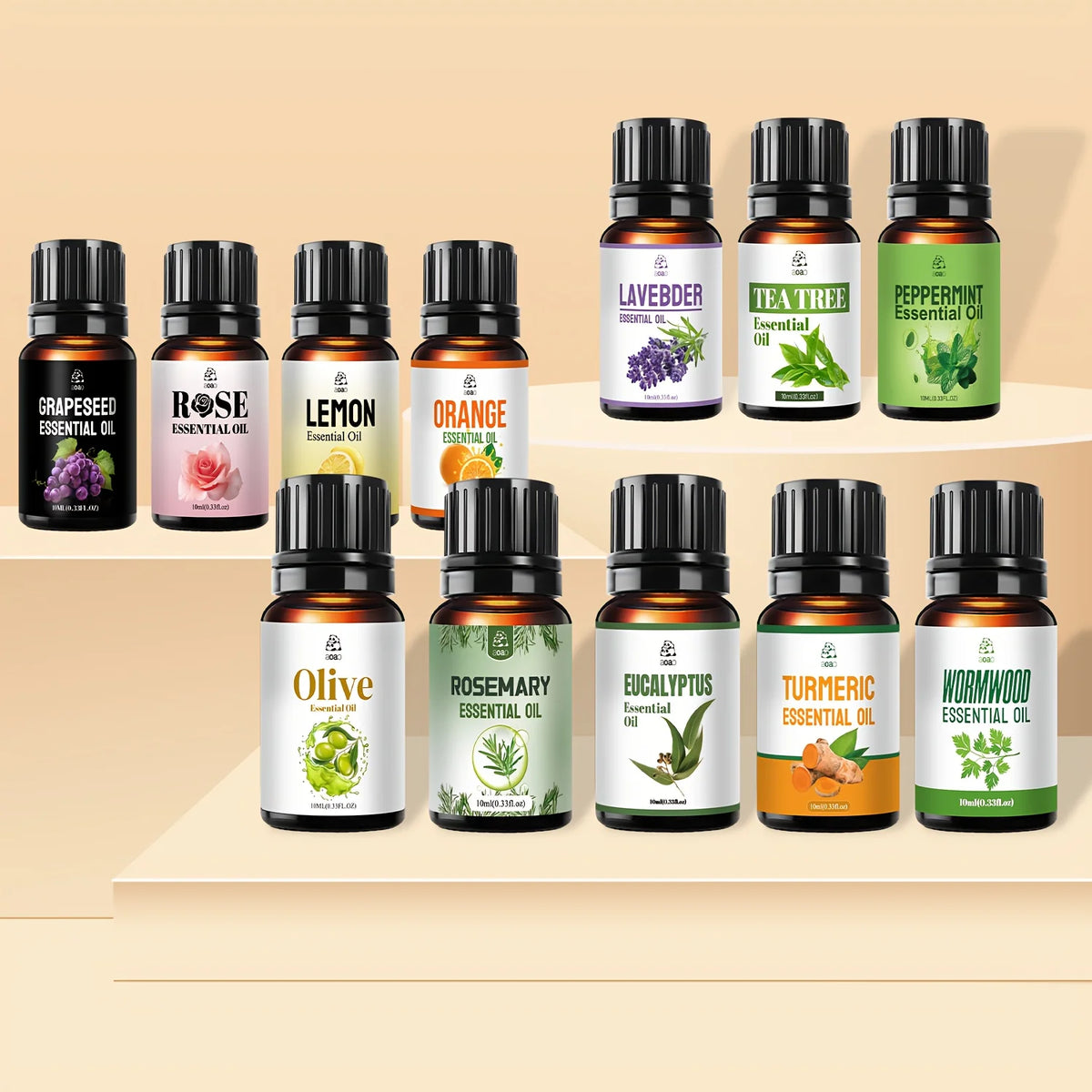 12pc Skin Care Essential Oils