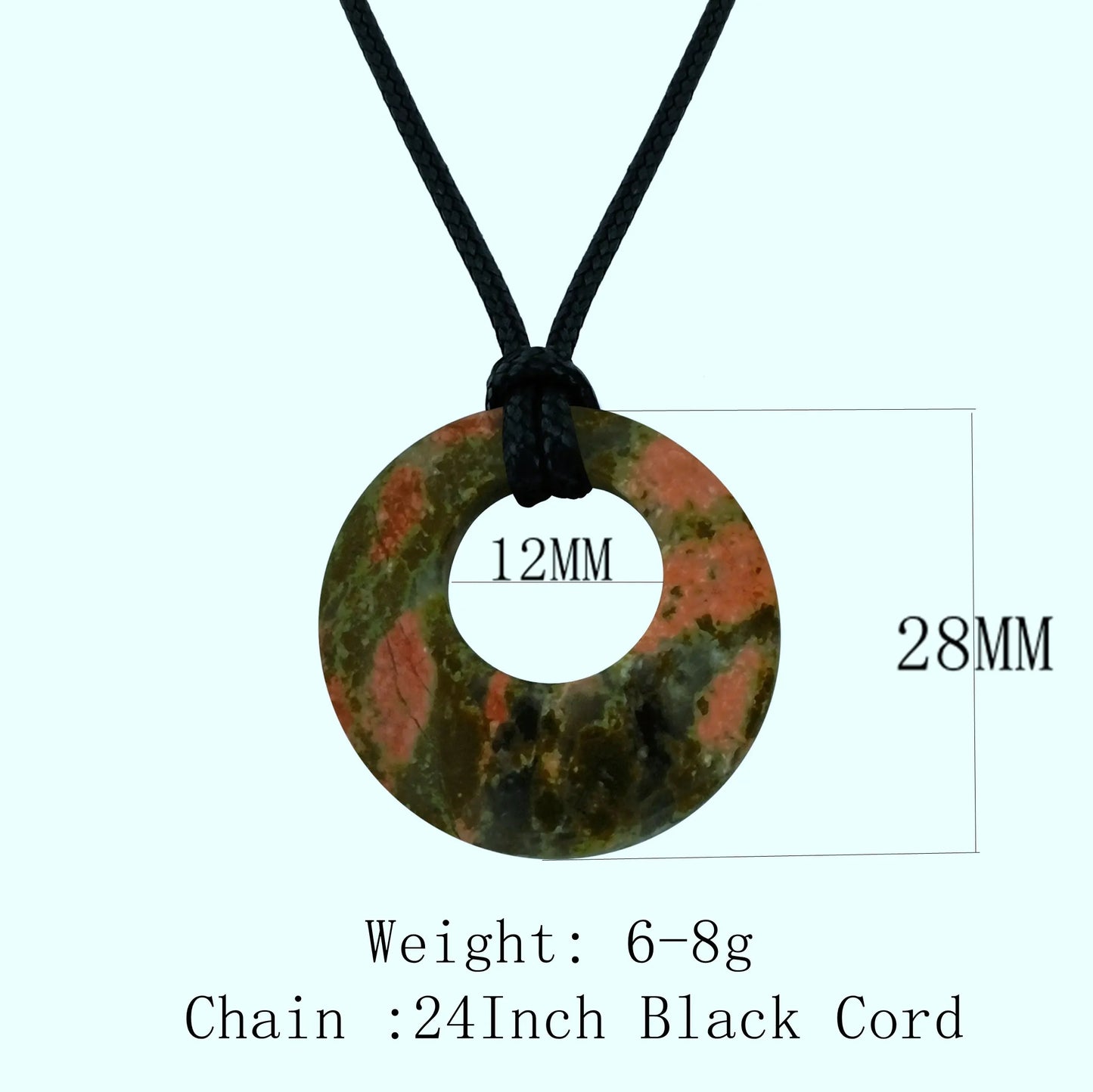 Circle Healing Crystals Necklace