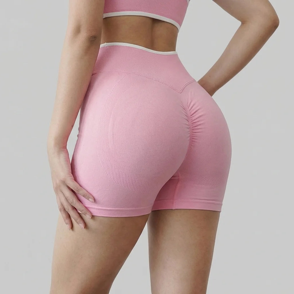 Seamless High Waist Yoga Shorts