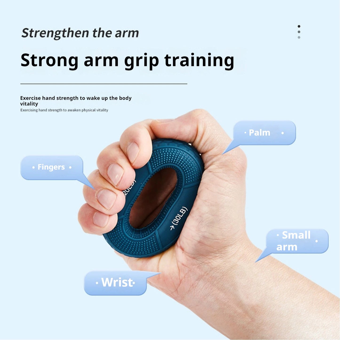 Silicone Finger Grip Strengthener