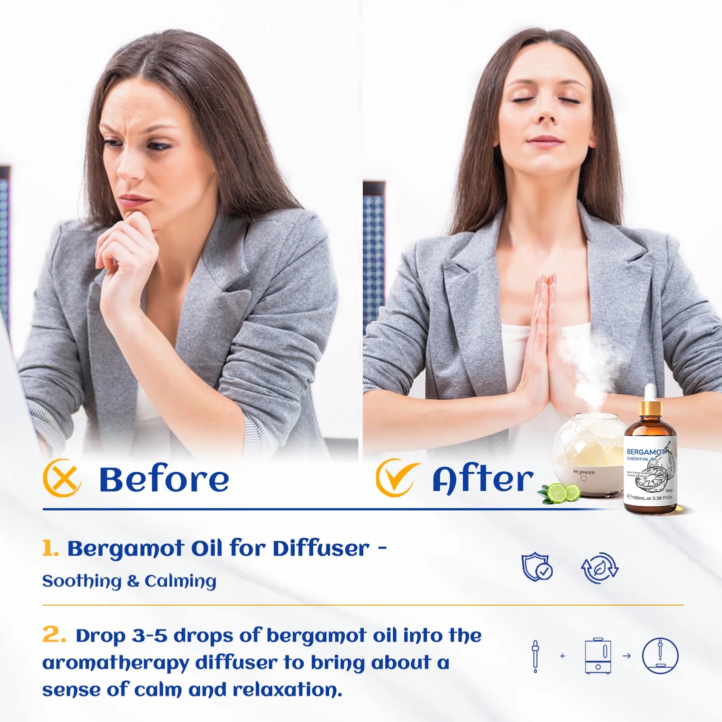 Pure Bergamot Essential Oil