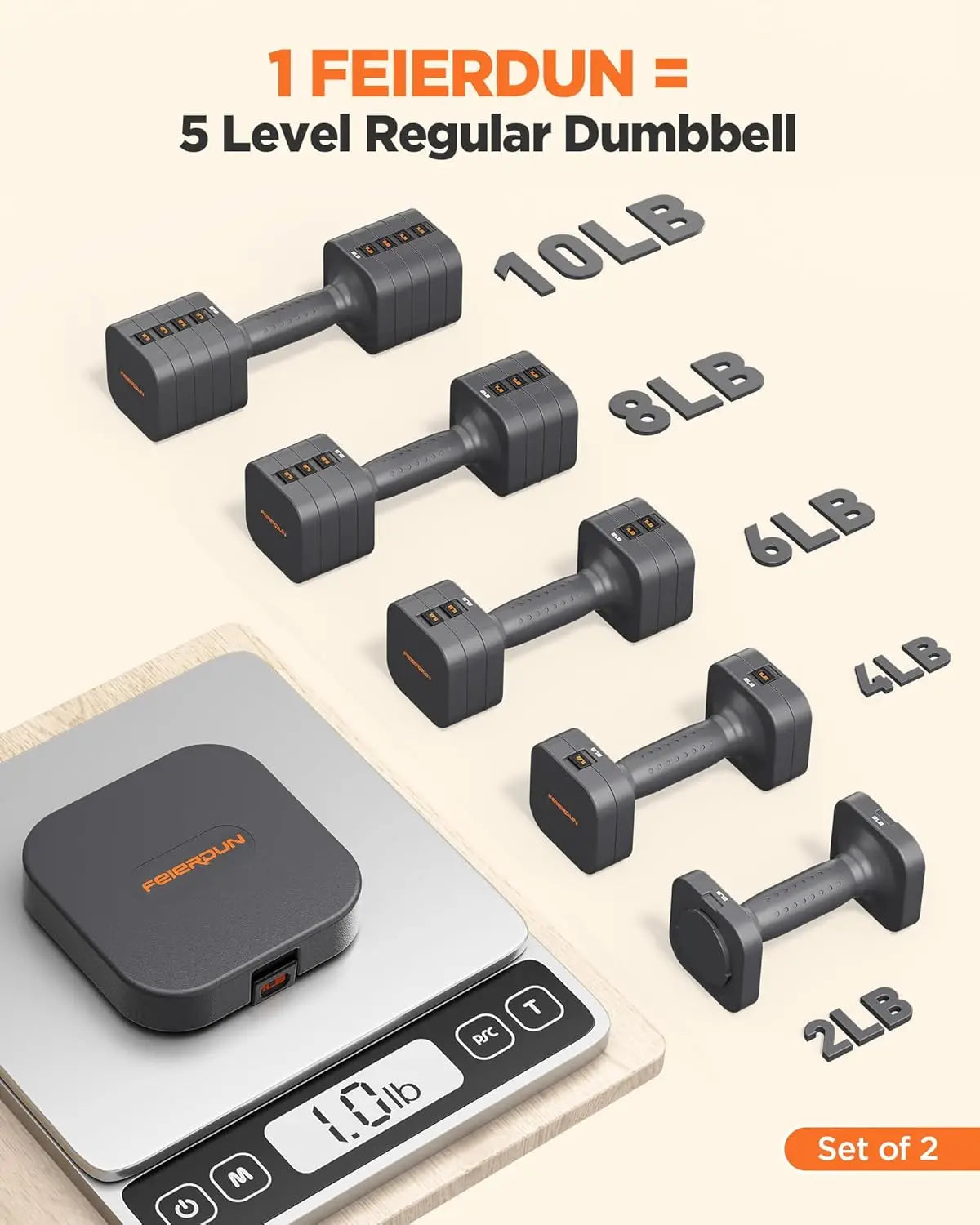 Adjustable Dumbbells Set