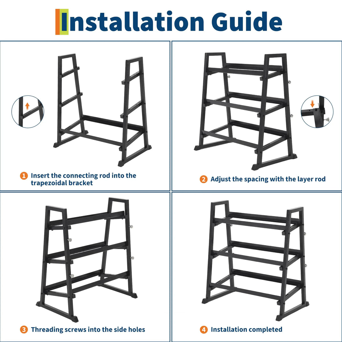 H Frame Dumbbell Rack