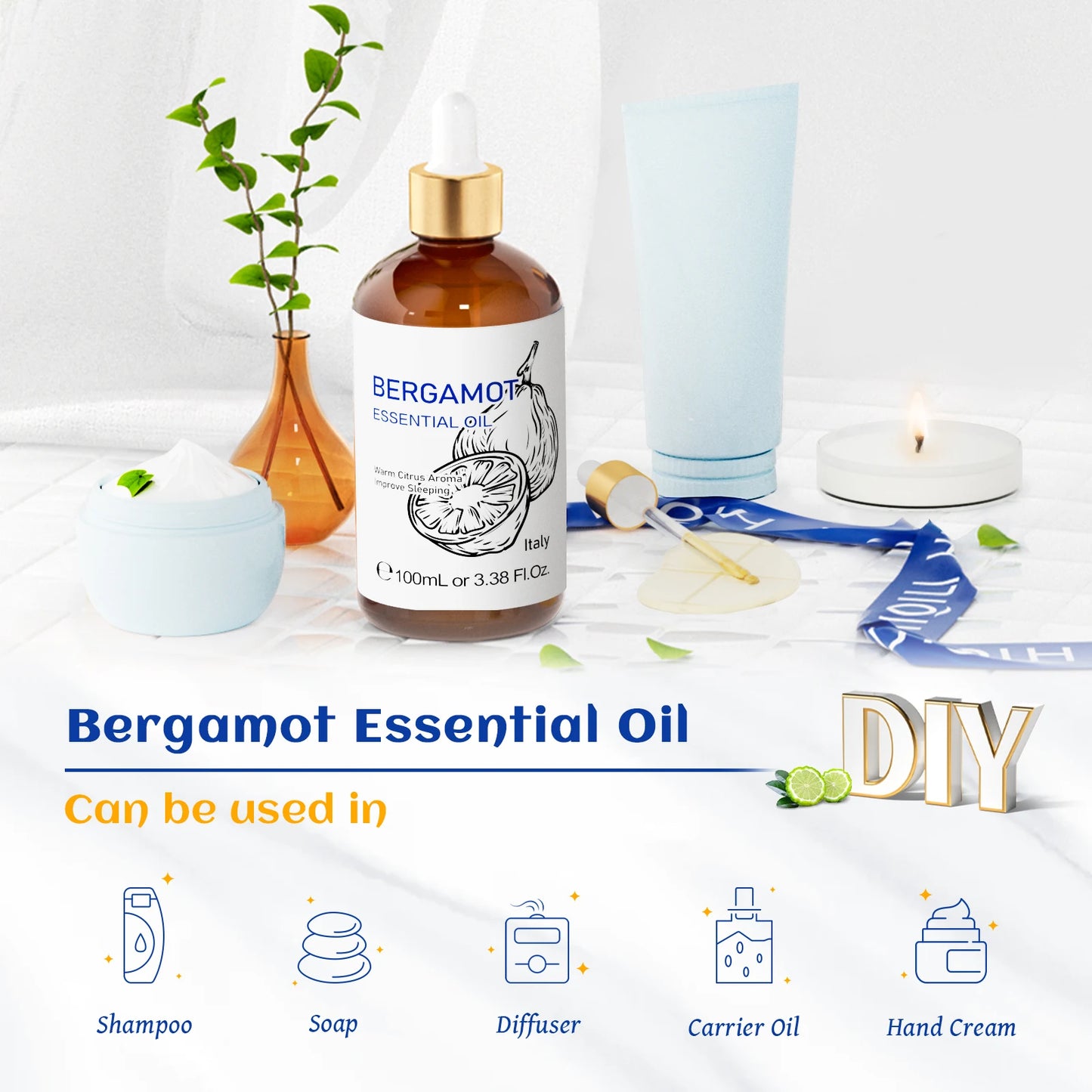 Pure Bergamot Essential Oil