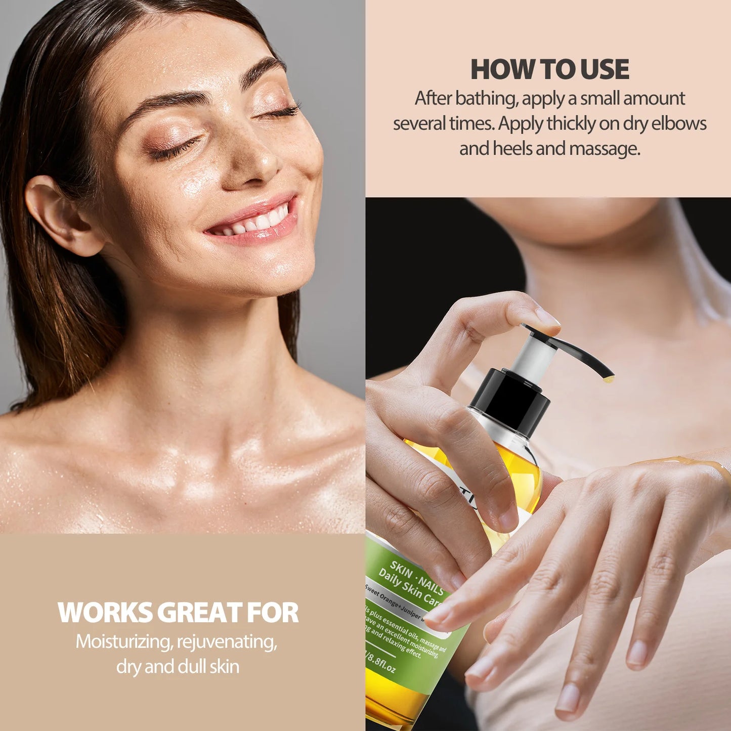 Vanilla Ginger Grapefruit Body Oil