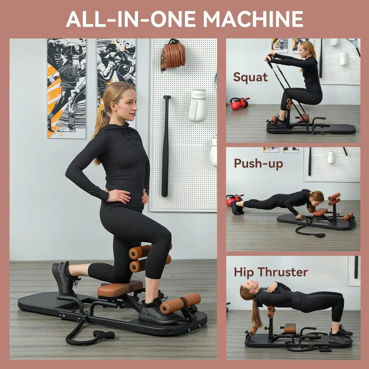 Foldable Sissy Squat Machine