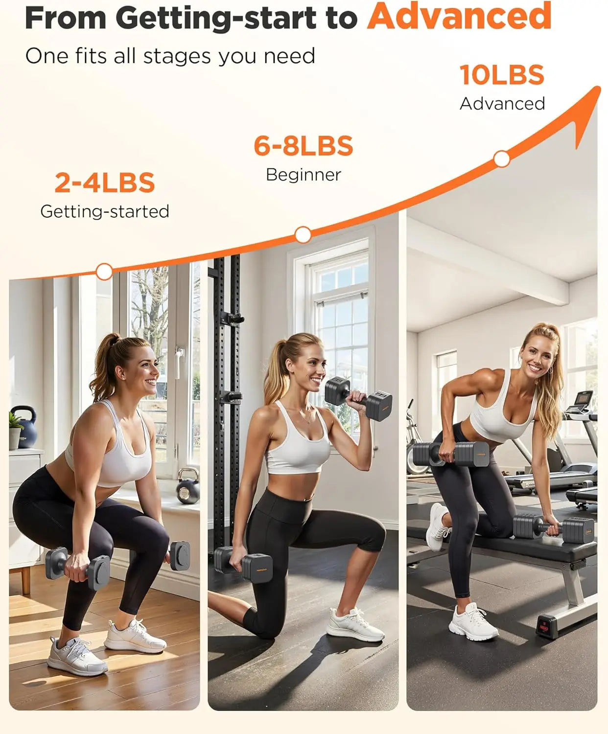 Adjustable Dumbbells Set