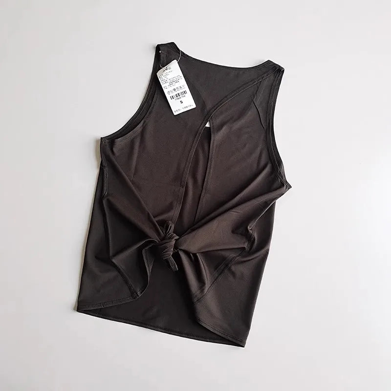 Womens Sleeveless Gym Tops