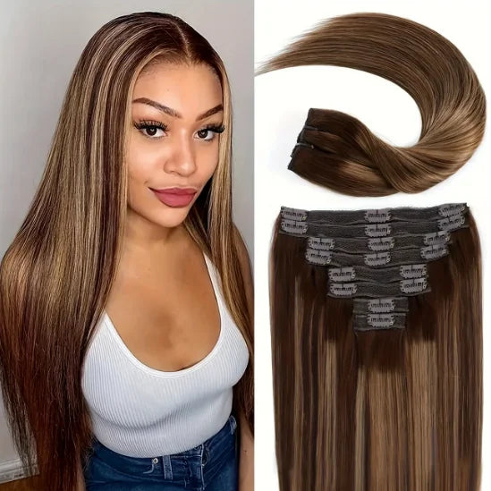 Blonde Clip In Extensions