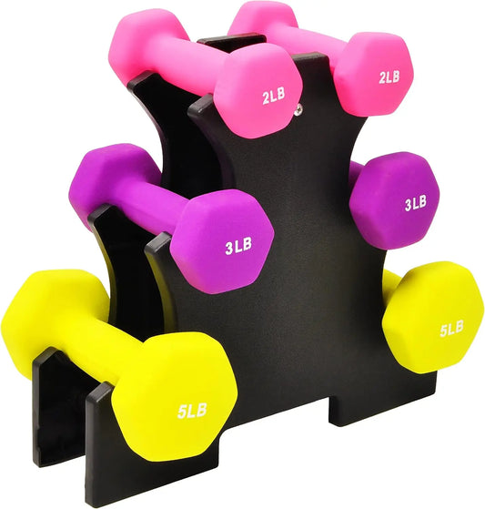 6-Piece Neoprene Dumbbell Set