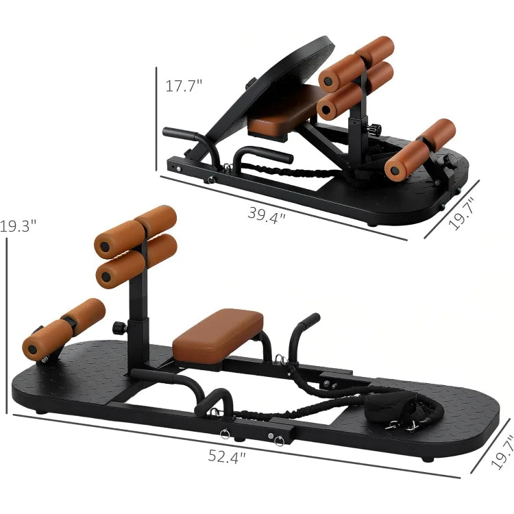 Foldable Sissy Squat Machine