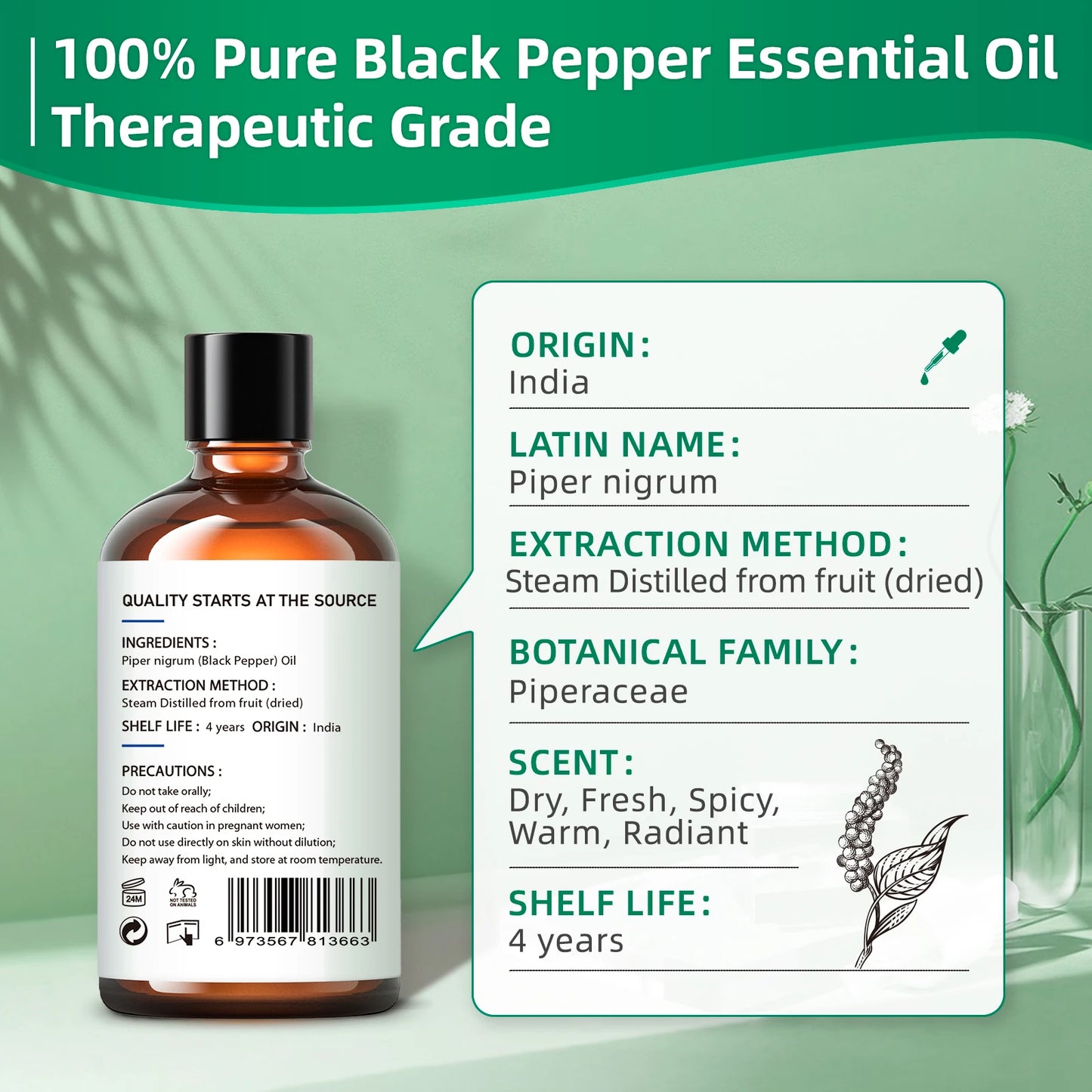 Black Pepper Essential Oils