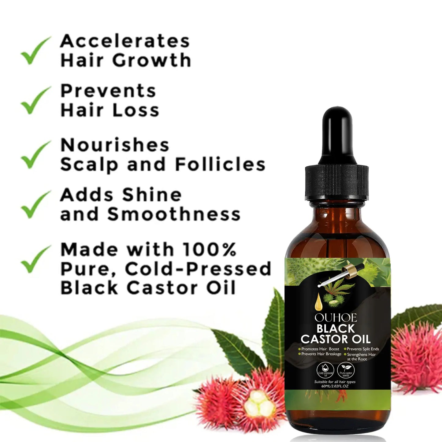 Black Castor Oil 100% Organic