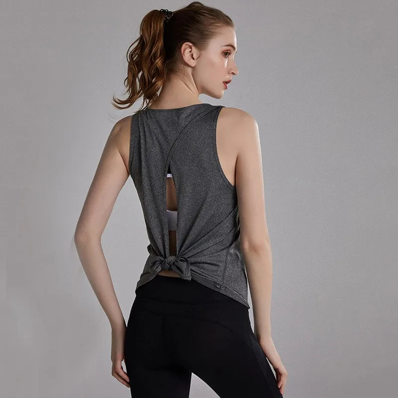 Womens Sleeveless Gym Tops