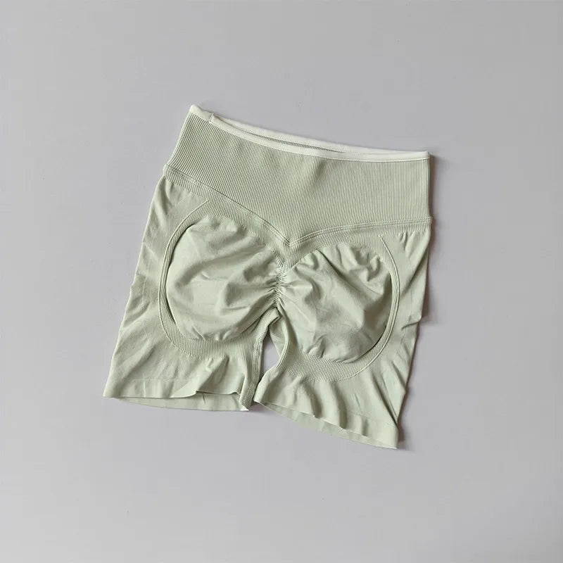 Seamless High Waist Yoga Shorts