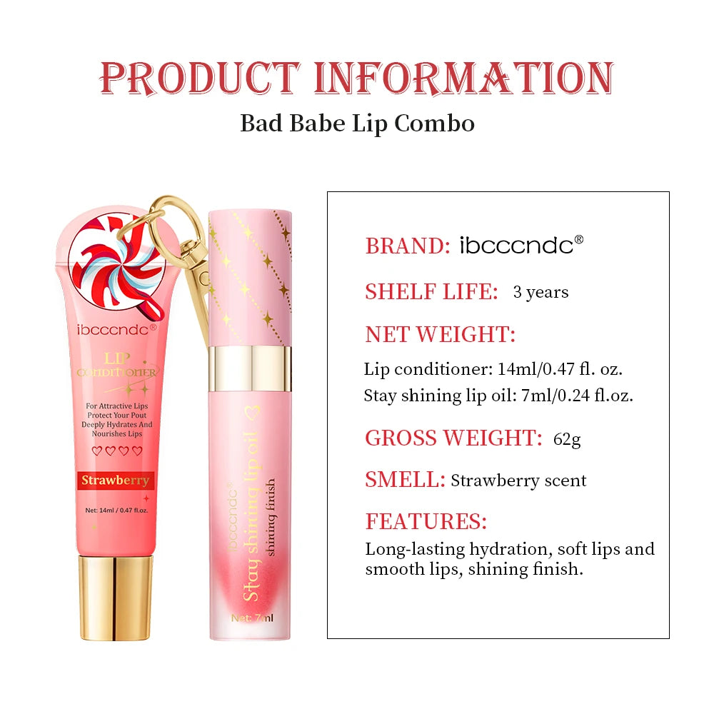 Lip Oil And Balm Set