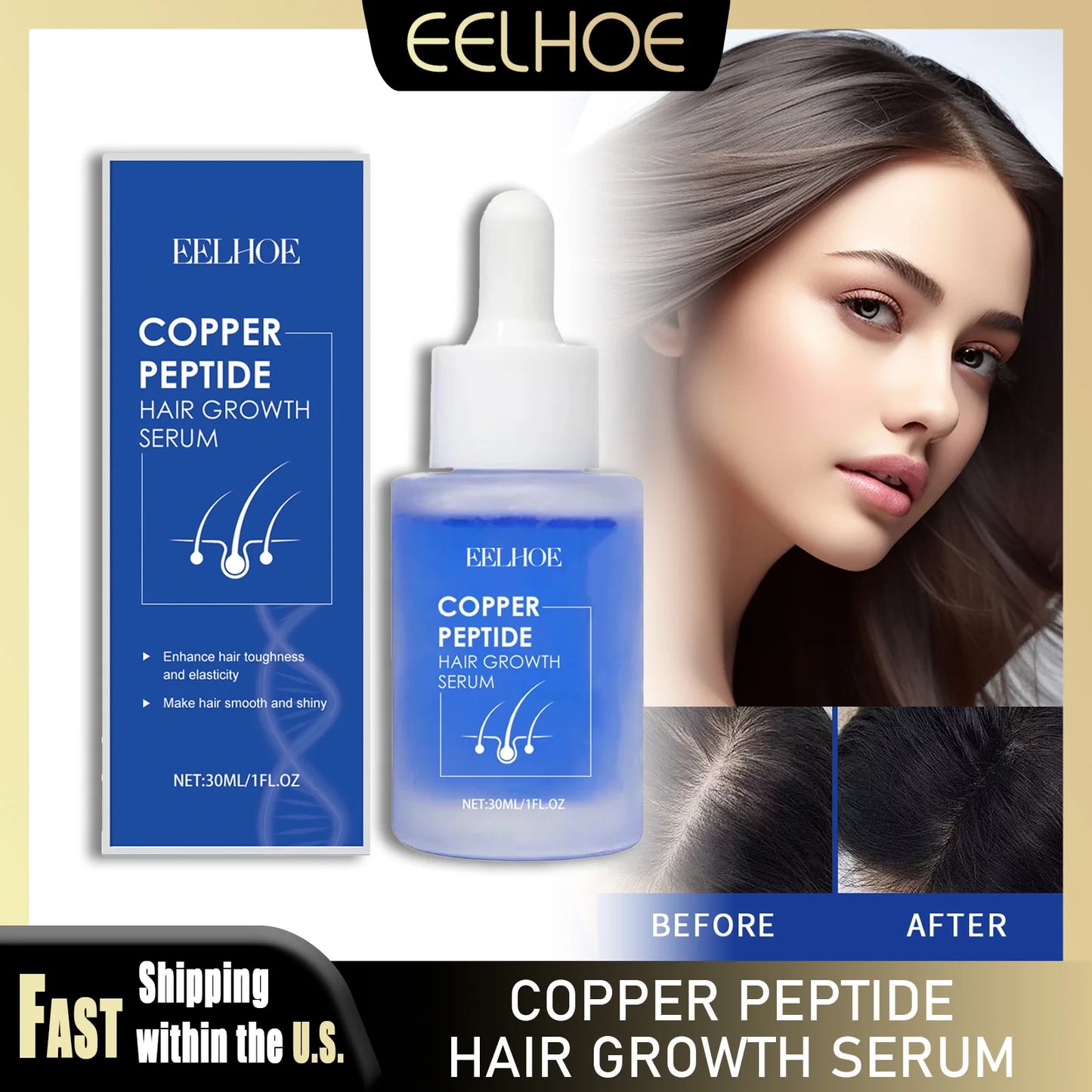 Copper Peptide Hair Serum