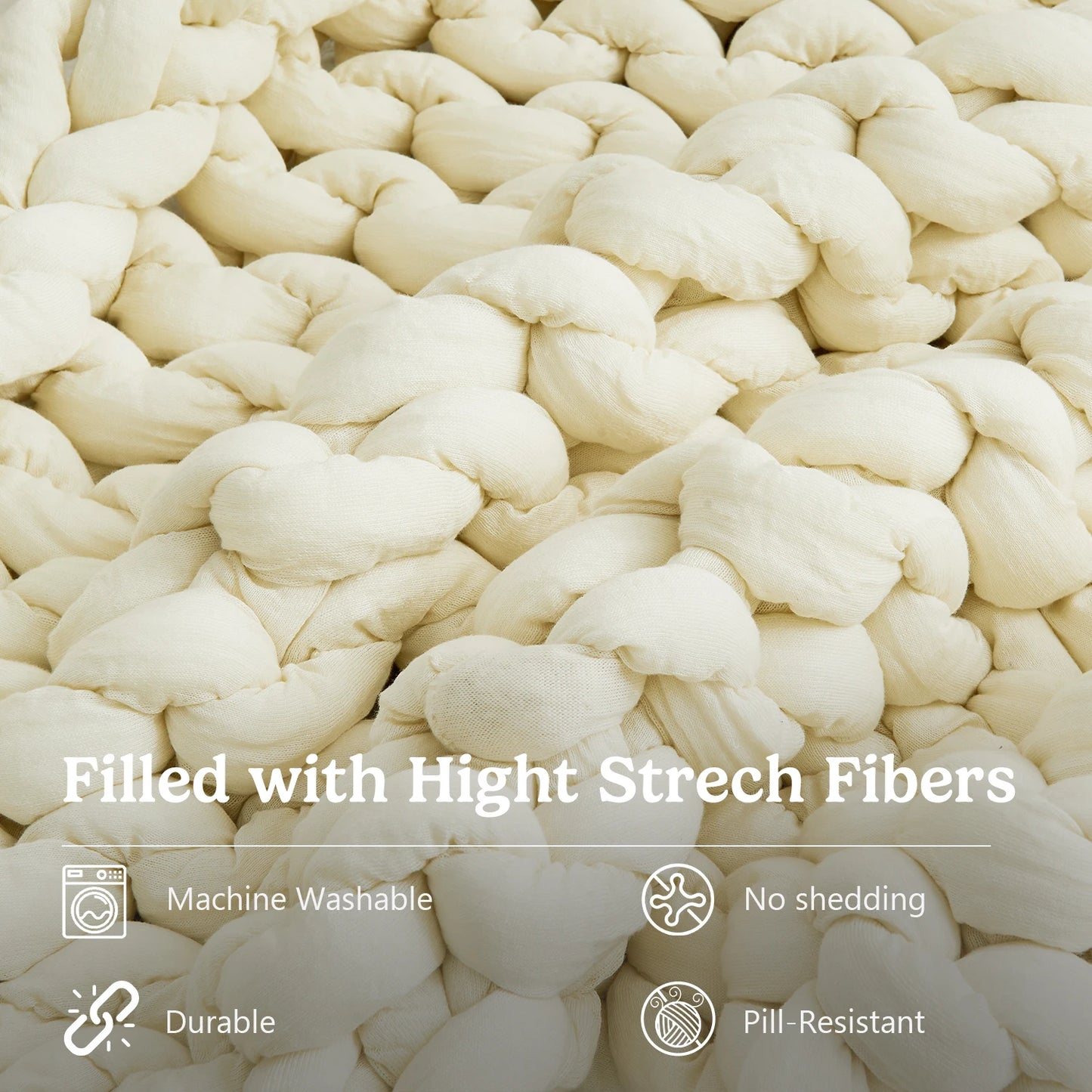 Chunky Knit Weighted Blanket